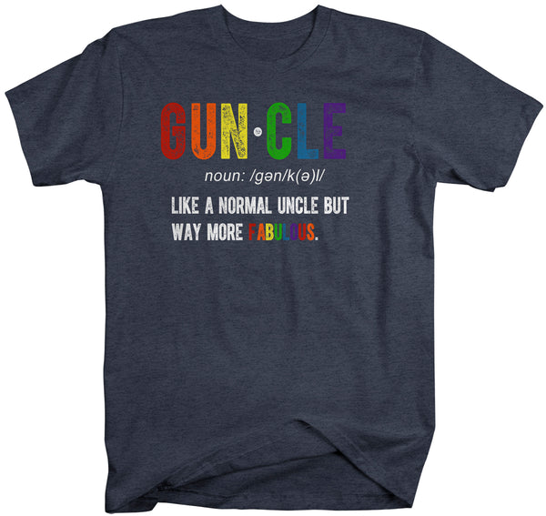 Men's Funny Uncle T-Shirt Guncle Shirt Gift Ideas Uncles Fun Saying Tee Father's Day Birthday Uncle Gay LGBT Shirts-Shirts By Sarah