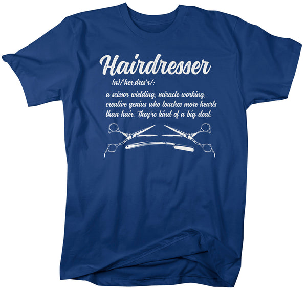 Men's Funny Hairdresser T Shirt Stylist Shirt Definition Tee Barber Gift Idea Hair Stylist Tshirt Hair Cut Stylist Gift Unisex Mans-Shirts By Sarah
