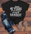 Women's Funny 40th Birthday T Shirt First 40 Years Childhood Hardest Birthday Shirt-Shirts By Sarah