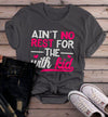 Women's Funny Mom T Shirt Ain't No Rest Shirts With Kid Saying Tee Play On Words TShirt