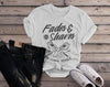 Women's Barber T-Shirt Fades & Shaves Vintage Tee Razor Shirt For Hipster Barbers