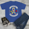 Kids Autism Awareness Shirt Puzzle Ribbon Autism Shirt Heart Support Tee