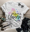 Women's Matching Mother Daughter T Shirt Unicorn Shirts Graphic Cute Mommy Me Tee