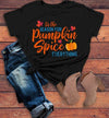 Women's Pumpkin Spice T Shirt Tis Season Pumpkin Everything Shirts Tee Seasonal Fall Shirts