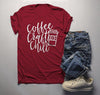 Men's Funny Craft T Shirt Coffee Chill Crafter Crafty Crafting Graphic Tee Gift Idea