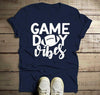 Men's Game Day Vibes T Shirt Football Tshirt Football Shirts Graphic Tee Football Mom