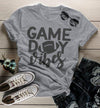 Women's Game Day Vibes T Shirt Football Tshirt Football Shirts Graphic Tee Football Mom