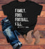 Women's Family T Shirt Fall Tee Funny Family Food Football Favorite F Words Shirts-Shirts By Sarah