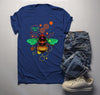 Men's Save The Bees Shirt Graphic Tee Illustrated T-Shirt Shirt Hipster Bee Keeper Gift Idea