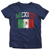 Kids Mexico T Shirt Cinco De Mayo Shirts Mexican Flag Grunge Graphic Tee Mexican Pride Tshirt