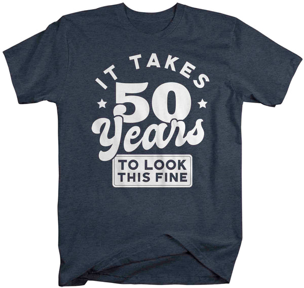 Men's Funny 50th Shirts It Took 50 Years To Look This Fine TShirts Hilarious 50th T Shirt Birthday Gift Unisex Fiftieth Bday Fifty Tee-Shirts By Sarah