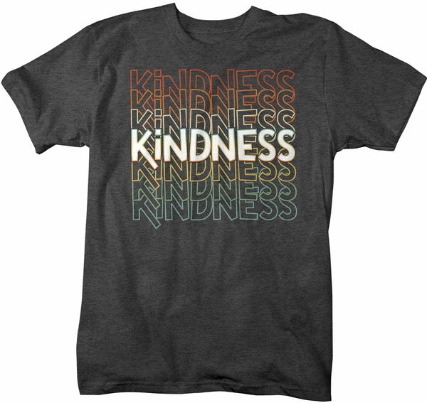 Men's Kindness T Shirt Be Kind Shirts Vintage Kind Shirt Retro Shirts Inspirational Shirts Teacher Shirt-Shirts By Sarah