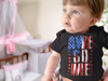 Baby Flag Bodysuit Awesome Creeper USA Patriotic Snap Suit Flag Snapsuit Stars Stripes Boys Girls Infant Patriot Gift Idea