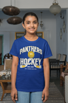 Kids Personalized Hockey T Shirt Custom Hockey Brother Shirt Puck Sticks Personalized Hockey Sister Team TShirt Custom Unisex Shirts Gift