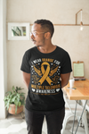 Men's Multiple Sclerosis T Shirt I Wear Orange TShirt For MS Awareness T-Shirts Wings Ribbon Gift Tee Shirt Man Unisex