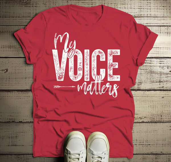 Men's My Voice Matters T Shirt Survivor Shirt Sexual Assault Domestic Violence Tee-Shirts By Sarah