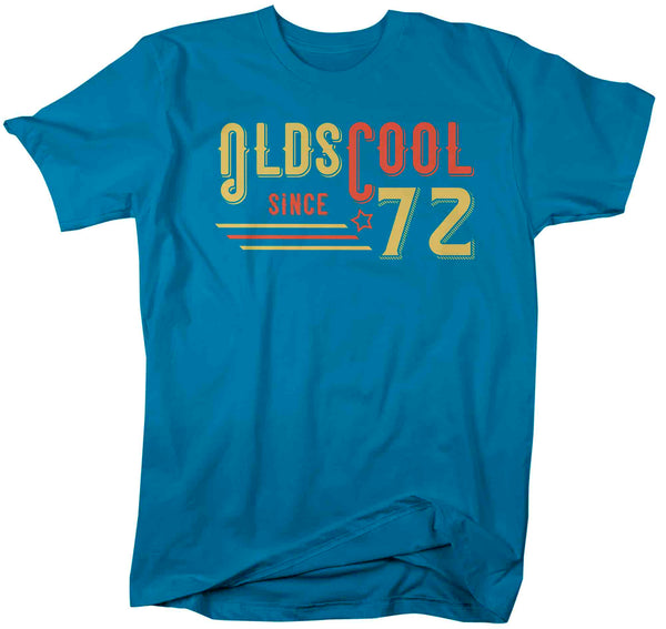 Men's Vintage T Shirt 1972 Birthday Shirt Olds Cool 50th Birthday Tee Retro Gift Idea Vintage Tee Oldscool Shirts Unisex Tee Fifty-Shirts By Sarah