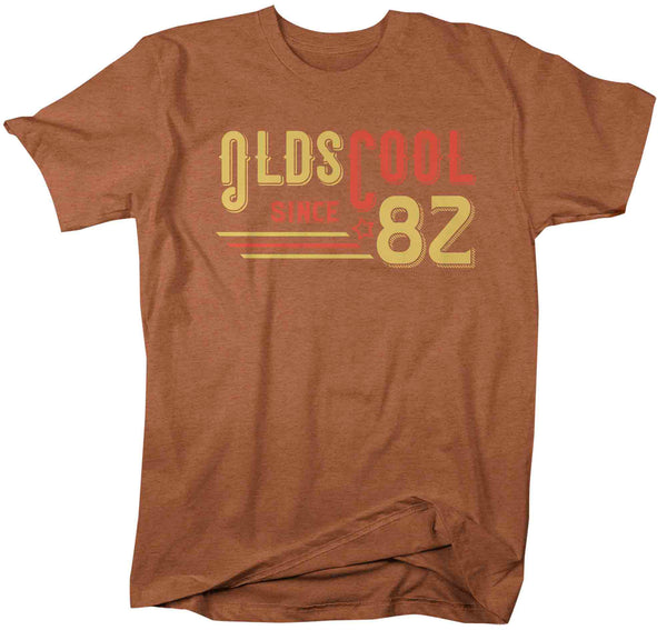 Men's Vintage T Shirt 1982 Birthday Shirt Olds Cool 40th Birthday Tee Retro Gift Idea Vintage Tee Oldscool Shirts Unisex Tee Forty-Shirts By Sarah