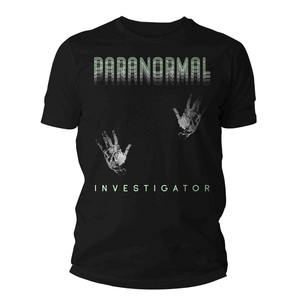 Men's Paranormal Investigator T-Shirt Ghost Hunter Shirt Gift Spirit Afterlife Soul Tee Grunge Graphic Tee Hipster T Shirt Men Unisex-Shirts By Sarah