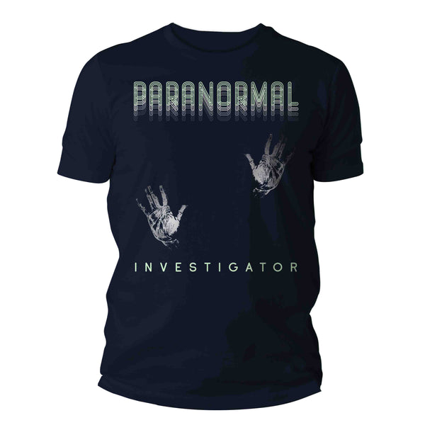 Men's Paranormal Investigator T-Shirt Ghost Hunter Shirt Gift Spirit Afterlife Soul Tee Grunge Graphic Tee Hipster T Shirt Men Unisex-Shirts By Sarah