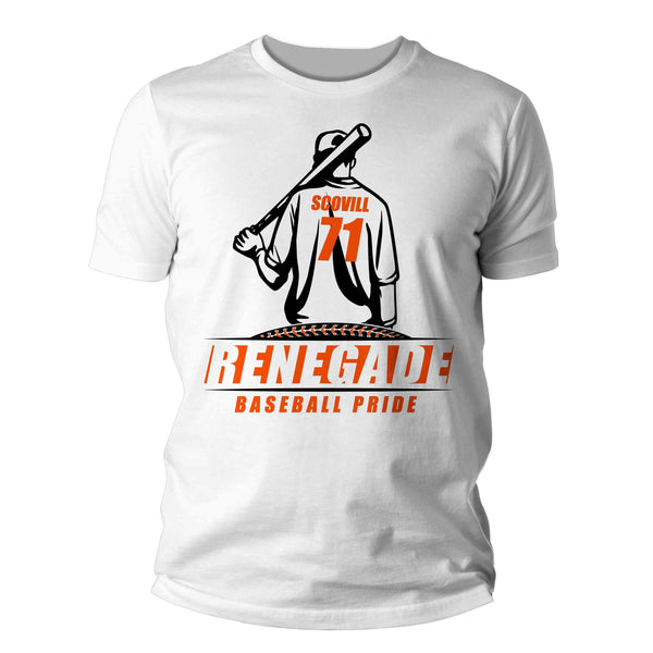 Women's Personalized Baseball T Shirt Custom Baseball Shirt Personalized Baseball Mom Team Pride Custom Ladies Shirts Gift Idea-Shirts By Sarah