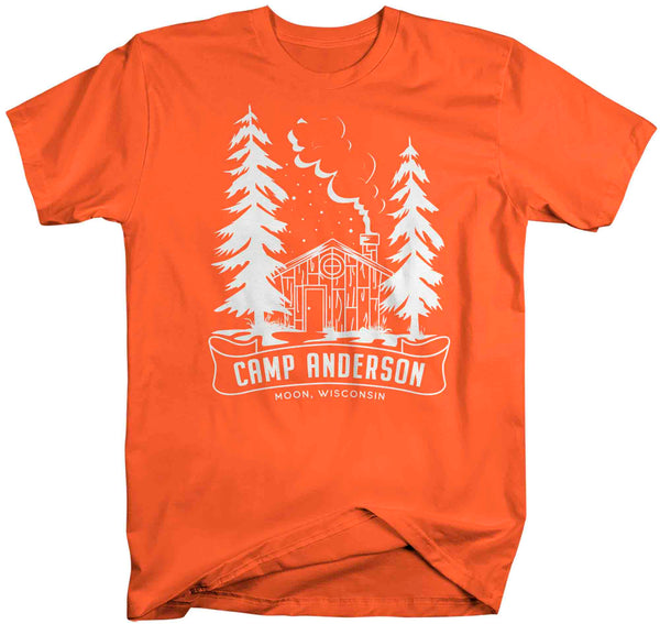 Men's Personalized Cabin T Shirt Life Is Better At Cabin Shirts Custom Camp Shirt Forest Woods Cottage Woodsman Camping TShirts Unisex-Shirts By Sarah