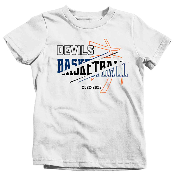 Kids Basketball Team Shirt Ball Tee Streetwear Urban Coach Highschool T Shirt Custom Player Brother TShirt Custom Unisex Youth Gift-Shirts By Sarah