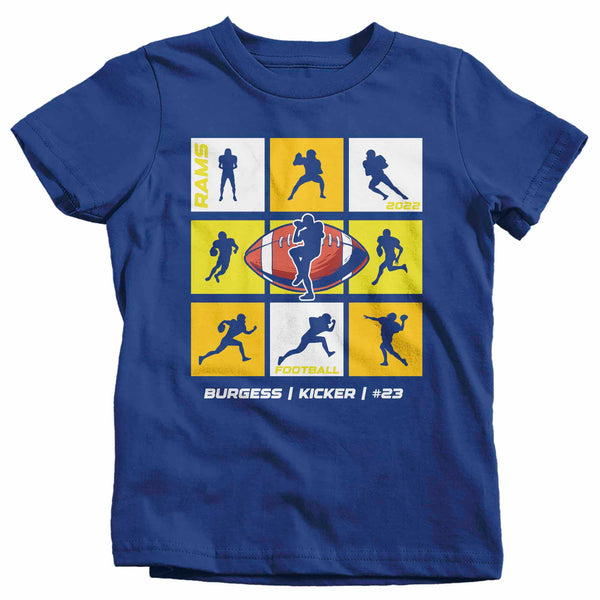 Kids Personalized Football T Shirt Custom Football Brother Shirt Personalized Football Sister Team TShirt Custom Unisex Gift Idea-Shirts By Sarah