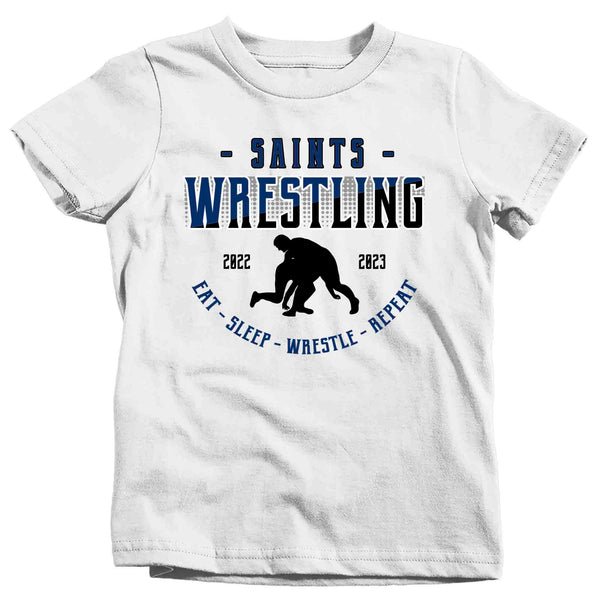 Kids Custom Wrestling Team Shirt Personalized Wrestler Tee Wrestling T Shirt Personalized Sister Brother TShirt Custom Unisex Shirts Gift Idea Tee-Shirts By Sarah