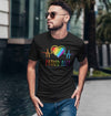 Men's Proud Ally LGBT T Shirt LGBT Support Shirt Friends Heart Shirts Inspirational LGBT Shirts Gay Support Tee