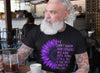 Men's Purple Awareness Shirt Sunflower Shirt Lupus Flower Shirt Fibro Crohn's Awareness Shirts Alzheimer's TShirt