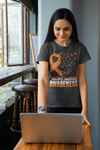 Women's Multiple Sclerosis Shirt MS Awareness T Shirt Orange Ribbon Feather Birds Hope Tshirt Graphic Tee Streetwear Ladies Woman