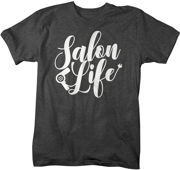 Men's Salon Life T-Shirt Hairdresser Shirts Hair Salon Shirt Barber Shirts Stylist TShirt Gift Idea-Shirts By Sarah