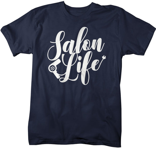 Men's Salon Life T-Shirt Hairdresser Shirts Hair Salon Shirt Barber Shirts Stylist TShirt Gift Idea-Shirts By Sarah