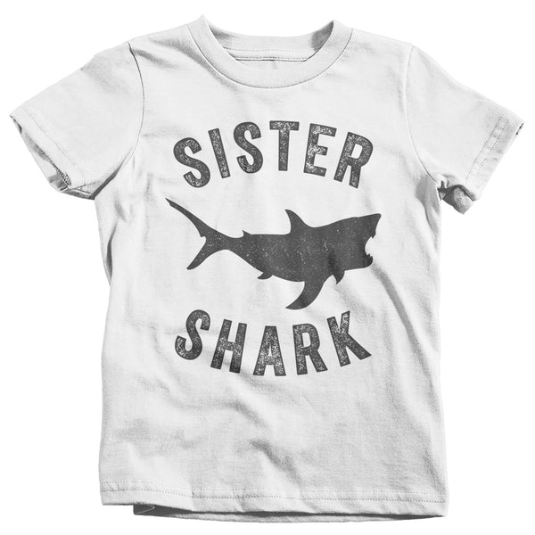 Kids Sister Shark T Shirt Shark Shirts Matching Sister TShirt Matching Shirt Gift Idea Tee Family Shirts-Shirts By Sarah