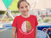 Kids Mental Health Matters T Shirt Green Shirt Brain Disorder Awareness ADHD Tee Support TShirt Brain Gift Youth Unisex Anxiety Depression
