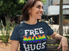Women's LGBT T Shirt Free Mom Hugs Shirt Gay Pride Shirts Mom Hugs T Shirt Gay Support Shirts Proud Mom T Shirt