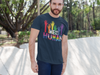 Men's Human LGBT T Shirt LGBTQ Support Ally Shirt Flag Rainbow Shirts Equality LGBT Shirts Gay Trans Support Tee Man Unisex