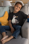 Kids Funny Seagull Shirt Hipster T Shirt Bird Knit Beanie Gift Sailor Nautical Sail Seaside Ocean Graphic Tee Unisex Youth
