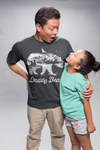 Men's Daddy Bear T Shirt Dad Shirts Hipster Double Exposure Camping Father's Day Streetwear Graphic Unisex Man Tee