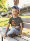 Kids Multiple Sclerosis Shirt MS Awareness T Shirt Orange Ribbon Feather Birds Hope Tshirt Graphic Tee Streetwear Youth Unisex