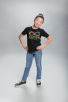 Kids Autism Infinity Shirt Puzzle Ribbon Awareness T Shirt Neurodiversity Divergent Asperger's Syndrome Spectrum ASD Tee Youth Unisex