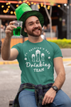 Men's Funny St. Patrick's Drinking Team T-Shirt Beer Pints Drink Drunk Vintage Tee Shirt St. Patty's Day Shirts