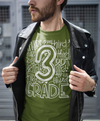 Men's Third Grade Teacher T Shirt 3rd Grade Typography T Shirt Cute Back To School Shirt 3rd Teacher Gift Shirts