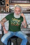 Men's Vintage 1961 Birthday T Shirt 60th Birthday Shirt Sixty Years Gift Grunge Bday Gift Men's Unisex Soft Tee Sixtieth Bday