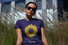 Women's ALS T-Shirt Sunflower Shirts ALS Amyotrophic Lateral Sclerosis Tshirt ALS Awareness Shirt