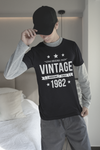 Men's 40th Birthday Shirt Original Vintage Shirt Awesome Since 1982 Tshirt Birthday Gift Shirt Unisex 40th Tee For Man Forty Gifts