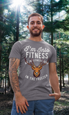 Men's Funny Hunting Shirt Into Fitness TShirt Funny Hunter Gift Fitness Deer In Freezer Hunt Tee Buck TShirt Antlers Unisex Graphic Tee