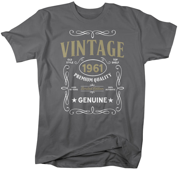 Men's Vintage 1961 60th Birthday T-Shirt Classic Sixty Shirt Gift Idea 60th Birthday Shirts Vintage Tee Vintage Shirt Man Unisex-Shirts By Sarah