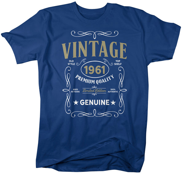 Men's Vintage 1961 60th Birthday T-Shirt Classic Sixty Shirt Gift Idea 60th Birthday Shirts Vintage Tee Vintage Shirt Man Unisex-Shirts By Sarah